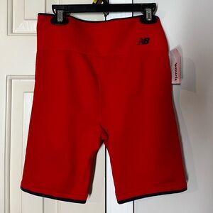 New Balance Women's Vibrant Red Athletic Shorts